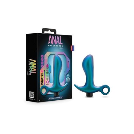 Blush Anal Adventures Matrix Teleportation Plug - Lunar Blue